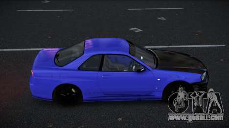 Nissan Skyline R34 Cicasas for GTA 4