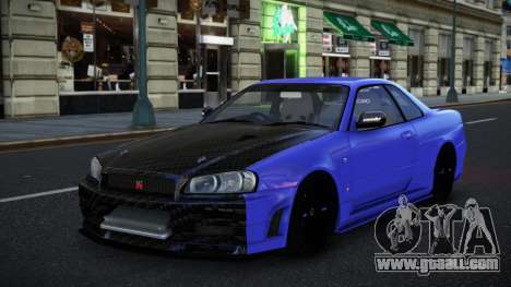 Nissan Skyline R34 Cicasas for GTA 4