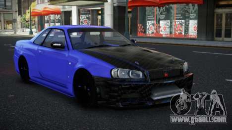 Nissan Skyline R34 Cicasas for GTA 4
