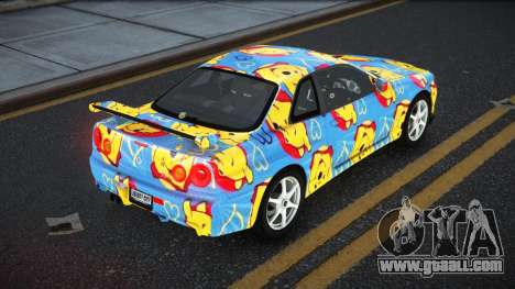 Nissan Skyline R34 Ganleen S5 for GTA 4