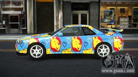 Nissan Skyline R34 Ganleen S5 for GTA 4