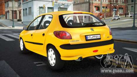 Peugeot 206 Jiwrod for GTA 4