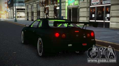 Nissan Skyline R34 Devyem for GTA 4