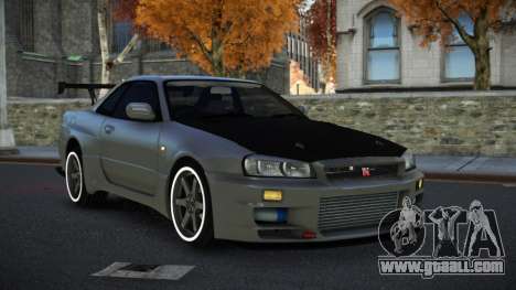 Nissan Skyline R34 Unuv for GTA 4