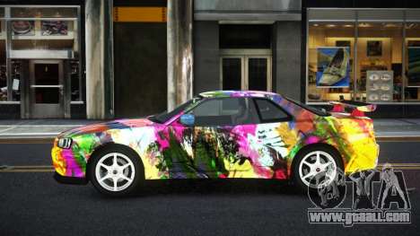 Nissan Skyline R34 Ganleen S4 for GTA 4