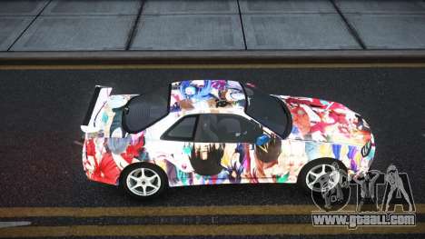 Nissan Skyline R34 Ganleen S2 for GTA 4