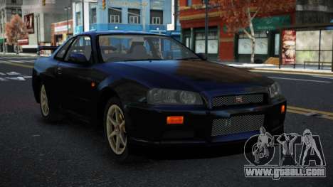 Nissan Skyline R34 Rakzik for GTA 4
