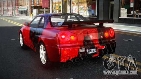 Nissan Skyline R34 Ganleen S12 for GTA 4