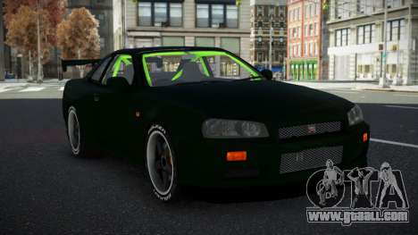 Nissan Skyline R34 Devyem for GTA 4