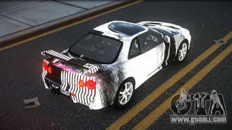 Nissan Skyline R34 Ganleen S10 for GTA 4