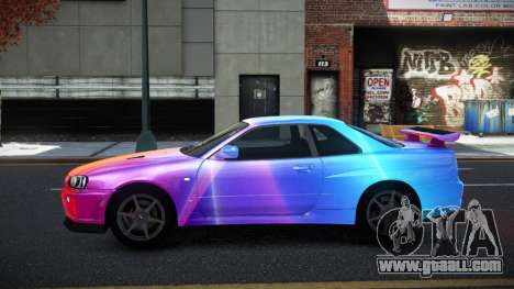 Nissan Skyline R34 Conia S8 for GTA 4