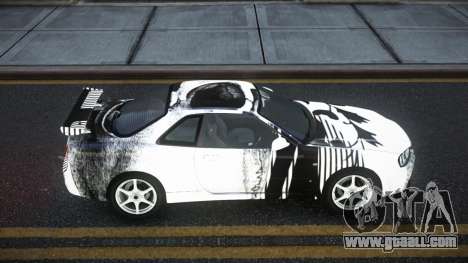 Nissan Skyline R34 Ganleen S10 for GTA 4