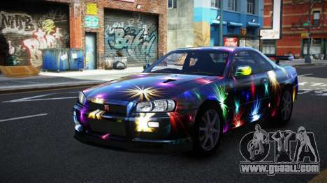 Nissan Skyline R34 Conia S2 for GTA 4