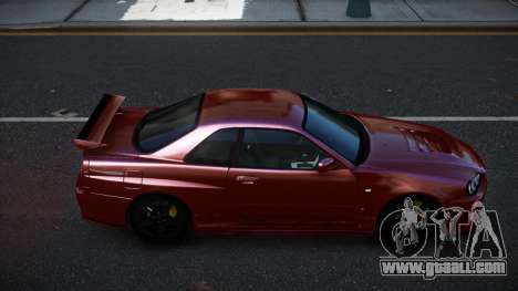 Nissan Skyline R34 Nuhxufi for GTA 4