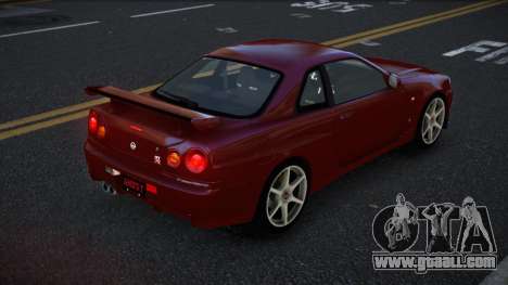 Nissan Skyline R34 Fale for GTA 4