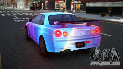 Nissan Skyline R34 Conia S8 for GTA 4