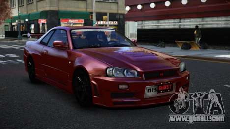 Nissan Skyline R34 Nuhxufi for GTA 4