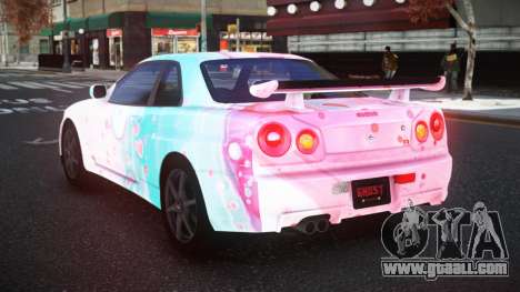 Nissan Skyline R34 Conia S4 for GTA 4