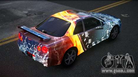 Nissan Skyline R34 Conia S10 for GTA 4