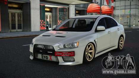 Mitsubishi Lancer Evolution X Ruta for GTA 4