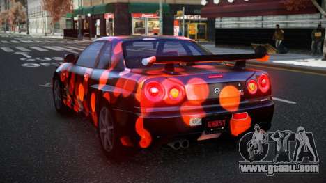 Nissan Skyline R34 Conia S6 for GTA 4