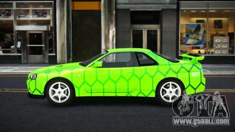 Nissan Skyline R34 Ganleen S8 for GTA 4