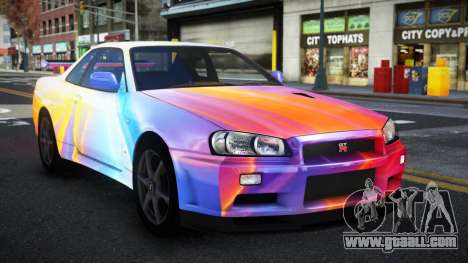 Nissan Skyline R34 Conia S8 for GTA 4