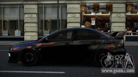 Mitsubishi Lancer Evolution X Tuwcig for GTA 4