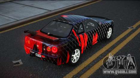 Nissan Skyline R34 Ganleen S12 for GTA 4