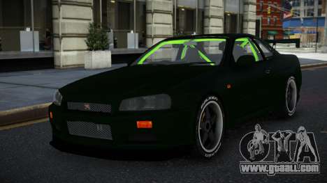 Nissan Skyline R34 Devyem for GTA 4