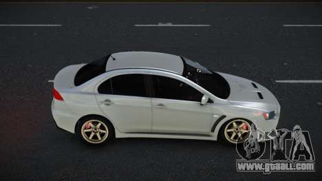 Mitsubishi Lancer Evolution X Ruta for GTA 4