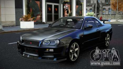 Nissan Skyline R34 Qiuto for GTA 4