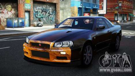 Nissan Skyline R34 Conia S7 for GTA 4