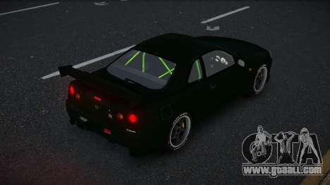 Nissan Skyline R34 Devyem for GTA 4