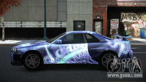 Nissan Skyline R34 Conia S3 for GTA 4