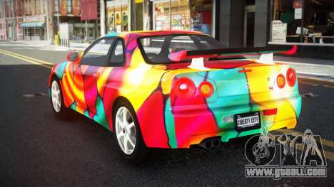 Nissan Skyline R34 Ganleen S11 for GTA 4