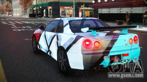 Nissan Skyline R34 Conia S9 for GTA 4