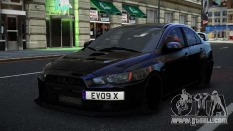 Mitsubishi Lancer Evolution X Tuwcig for GTA 4