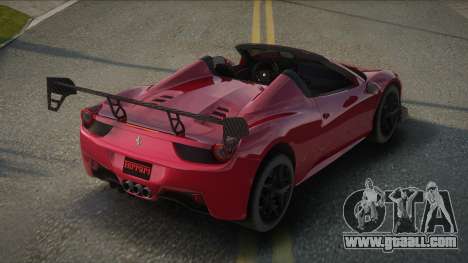 Ferrari 458 Jugany for GTA San Andreas