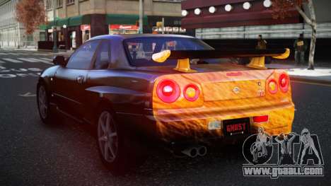 Nissan Skyline R34 Conia S7 for GTA 4