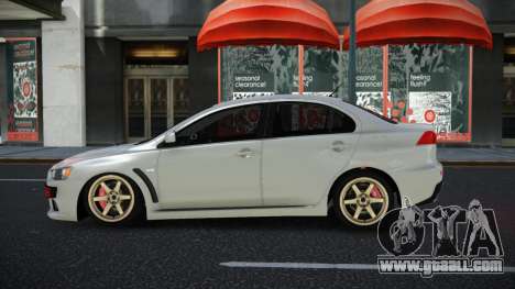 Mitsubishi Lancer Evolution X Ruta for GTA 4