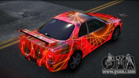 Nissan Skyline R34 Conia S13 for GTA 4