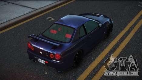 Nissan Skyline R34 Daklemire for GTA 4