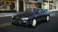 Nissan Skyline R34 Ganleen S6 for GTA 4