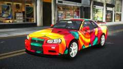 Nissan Skyline R34 Ganleen S11 for GTA 4