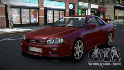 Nissan Skyline R34 Fale for GTA 4