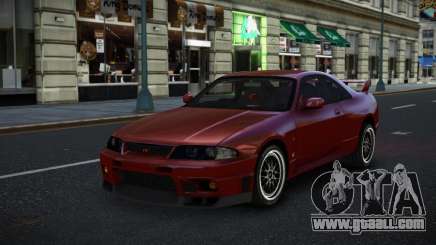 Nissan Skyline R33 Fibegej for GTA 4