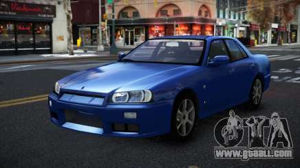 Nissan Skyline R34 Saxerasup for GTA 4