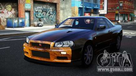 Nissan Skyline R34 Conia S7 for GTA 4