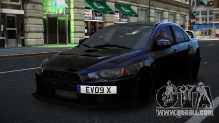 Mitsubishi Lancer Evolution X Tuwcig for GTA 4